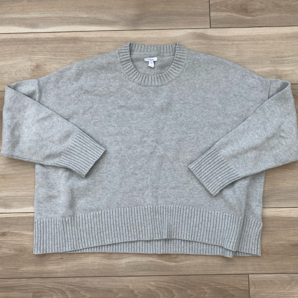 Daily Ritual Light Gray Women's Sweater
